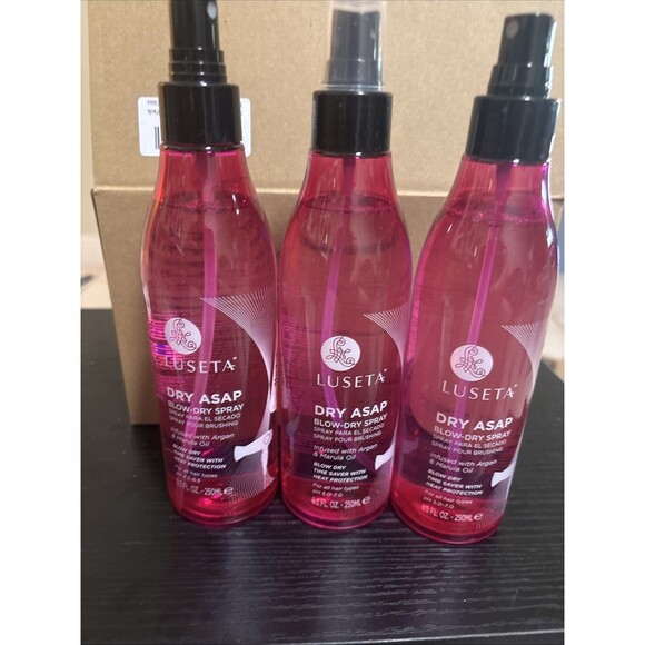 Blow Other - Luseta Dry ASAP Blow Dry Spray (3) With Argan & Marula Oil saves Blowdrying time